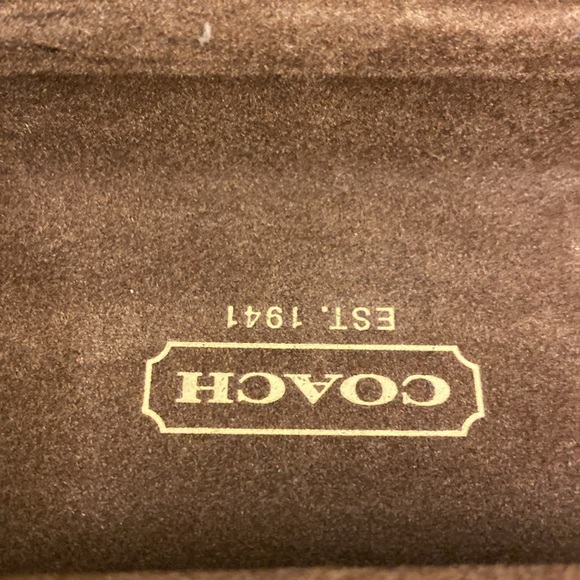 Coach Burgundy & Toffee Sunglasses in Brown Signature C Case - Picture 14 of 15